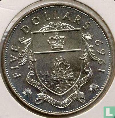 Bahamas 5 Dollar 1969 - Bild 1