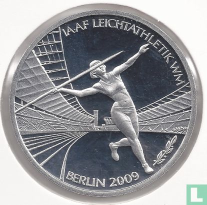 Germany 10 euro 2009 (PROOF - F) "Athletics World Championships in Berlin" - Image 2