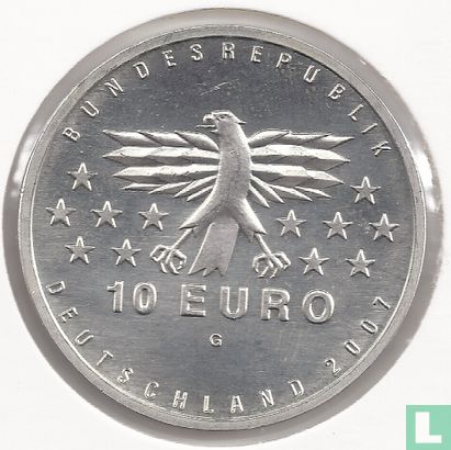 Deutschland 10 Euro 2007 "50 years Saarland Federal State" - Bild 1