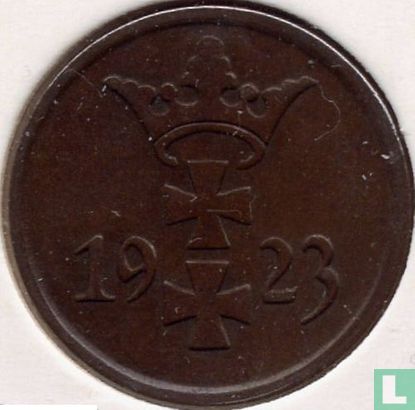Danzig 1 pfennig 1923 - Afbeelding 1