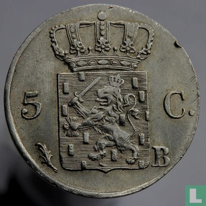 Niederlande 5 Cent 1827/17 (B) - Bild 2