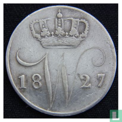 Pays-Bas 5 cent 1827/17 (caducée) - Image 1