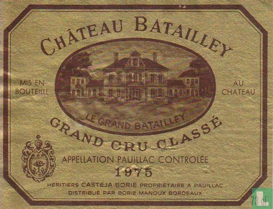 Chateau Batailley 1975, 5E Cru Classe