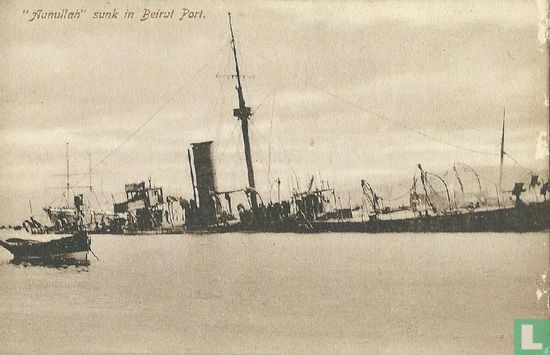 "Aunullah" sunk in Beirut Port
