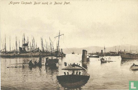 "Angora" Torpedo Boat sunk in Beirut Port 