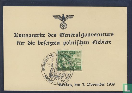 Taking office of the General Governor for the Occupied Polish Territories