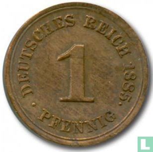 Duitse Rijk 1 pfennig 1885 (G) - Afbeelding 1