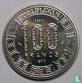 République centrafricaine 100 francs 1978 (essai) - Image 1