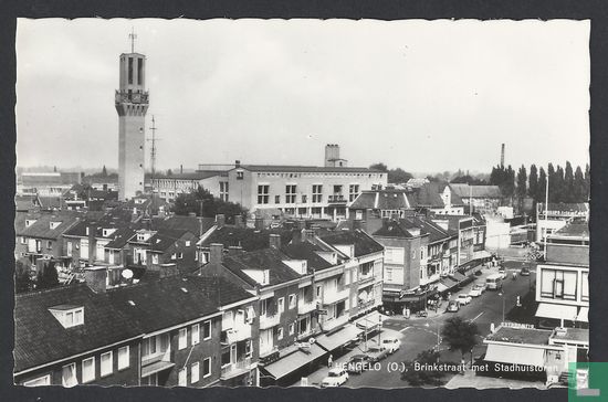 Brinkstraat met stadhuistoren - Image 1