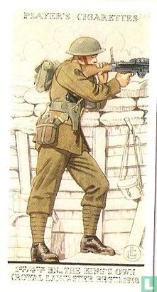 1st/4th BN, The King's Own ( Royal Lancaster Regiment), 1918.