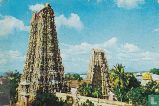 Western Tower of Sri Meenakshi Temple