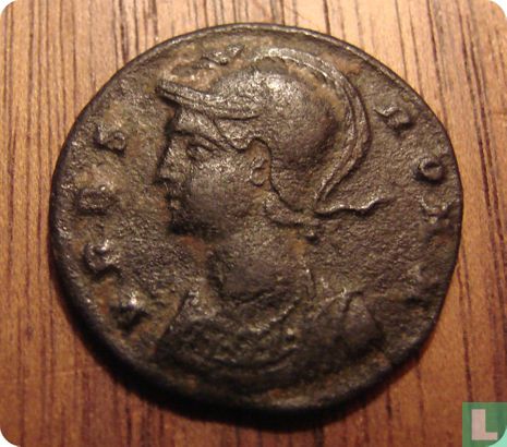 Empire romain, AE Follis, 330-337 ap. J.-C., Constantin le Grand, Nicomédie - Image 1