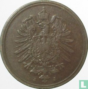Duitse Rijk 1 pfennig 1875 (J) - Afbeelding 2