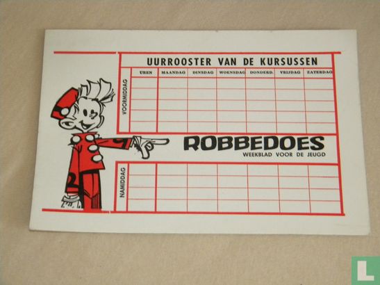 Uurrooster Robbedoes