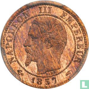 France 1 centime 1857 (A) - Image 1