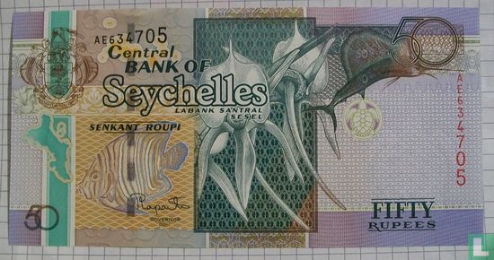 Seychellen 50 Rupees - Bild 1
