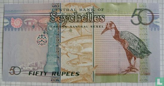 Seychellen 50 Rupees - Afbeelding 2