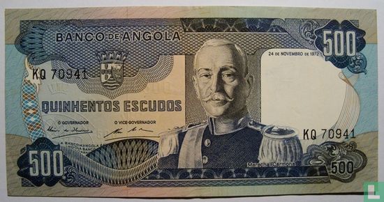 Angola 500 Escudos 1972 - Image 1