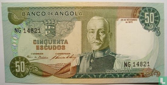 Angola 50 Escudos 1972 - Image 1