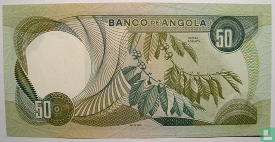 Angola 50 Escudos 1972 - Image 2