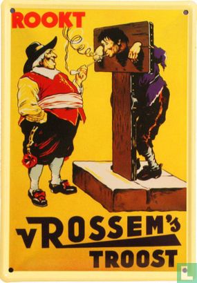  Van Rossem's Troost - reclamebord van blik
