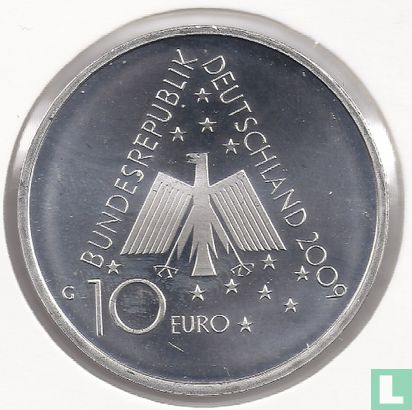 Duitsland 10 euro 2009 "100th Anniversary of the german youth hostels" - Afbeelding 1