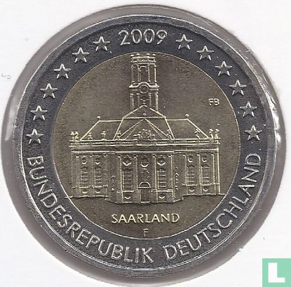 Germany 2 euro 2009 (F) "Ludwigskirche in Saarbrücken - Saarland" - Image 1