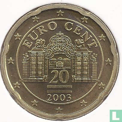 Österreich 20 Cent 2003 - Bild 1