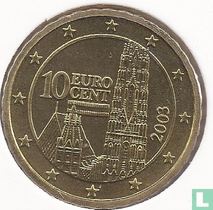 Autriche 10 cent 2003 - Image 1