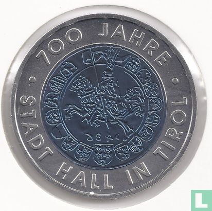 Autriche 25 euro 2003 "700th anniversary of Hall in Tirol" - Image 2