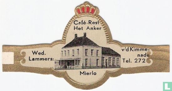 Café-Rest Het Anker Mierlo - Wed. Lammers: - v/d Kimmenade Tel. 272 - Image 1