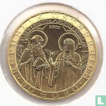 Austria 50 euro 2002 (PROOF) "Orden und die Welt" - Image 1