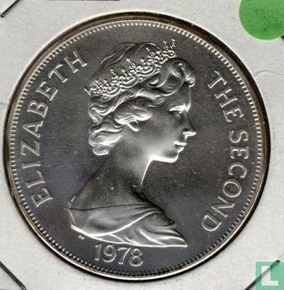 Ascension 1 crown 1978 (silver) "25th Anniversary of the Coronation of Queen Elizabeth II" - Image 1