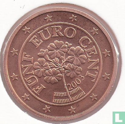 Österreich 5 Cent 2003 - Bild 1