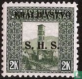 Monuments, with overprint