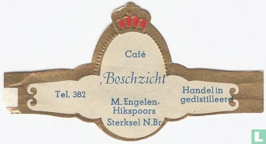 Café Boschzicht M.Engelen-Hikspoors Sterksel N.Br. - Tel. 382 - Handel in gedistilleerd - Afbeelding 1