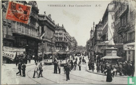 Marseille- Rue Cannebière   A.C. - Afbeelding 1