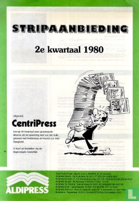 Stripaanbieding 2e kwartaal 1980 uitgeverij Centripress - Image 1