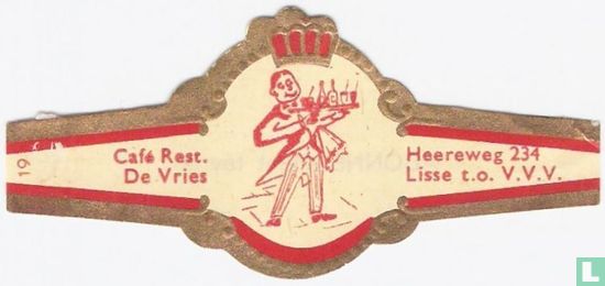 Café Rest. De Vries - Heereweg 234 Lisse t.o. V.V.V. - Image 1