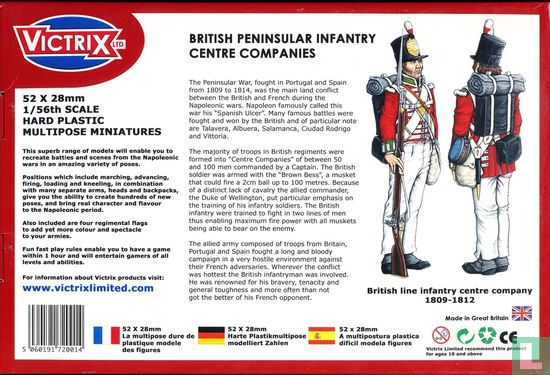 Britse schiereiland Infanterie Centrum Companies - Afbeelding 2