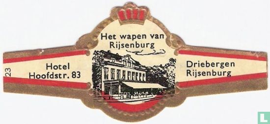 Het wapen van Rijsenburg - Hotel Hoofdstr. 83 - Driebergen Rijsenburg  - Image 1