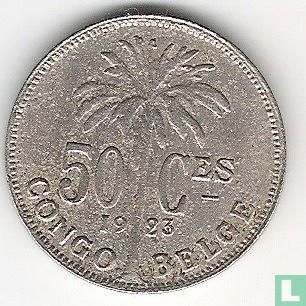 Congo belge 50 centimes 1923 (FRA) - Image 1