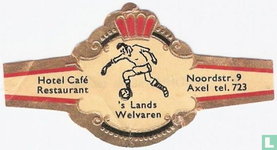 's Lands Welvaren-Hotel Café Restaurant-Noordstr. 9 Axel tel 723 - Image 1