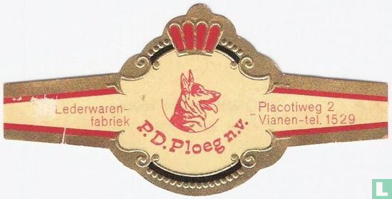 P.D. Ploeg n.v. - Lederwarenfabriek - Placotiweg 2 Vianen- tel. 1529 - Afbeelding 1