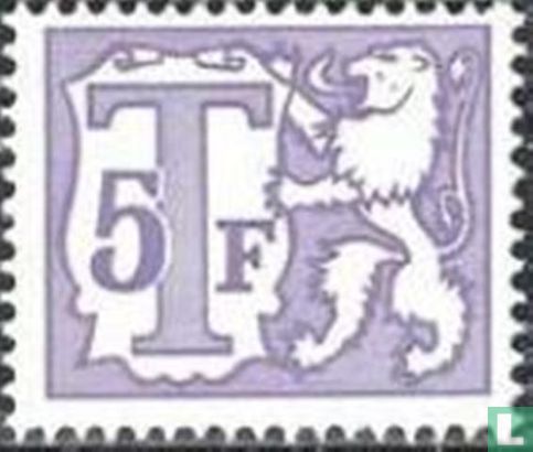 Heraldic lion and small figure - Image 1