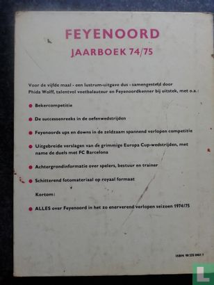 Feyenoord jaarboek 74-75 - Afbeelding 2