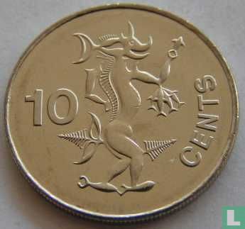 Solomons Islands 10 cents 2005 - Image 2