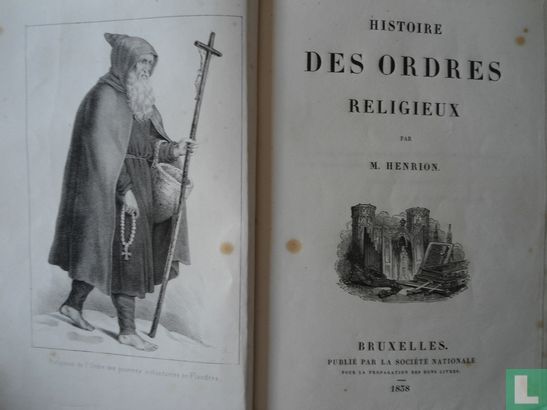 Histoire des Ordres Religieux. 1838 - Afbeelding 3