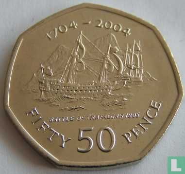 Gibraltar 50 Pence 2004 "300th anniversary British occupation of Gibraltar" - Bild 2