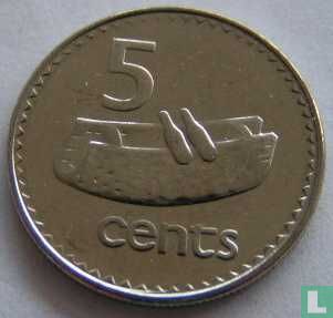 Fiji 5 cents 2006 - Image 2
